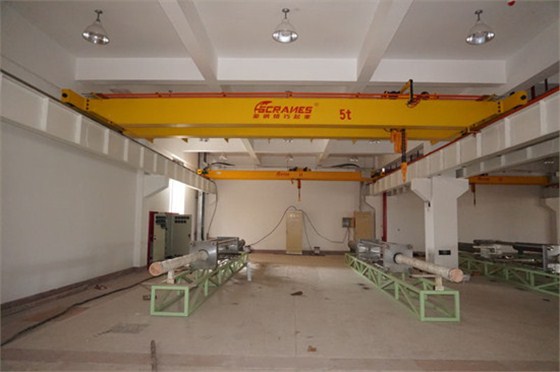 豪鋼起重機(jī)為上海華特提供雙梁起重機(jī)一臺(tái)