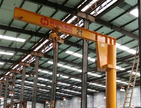 豪鋼起重機為寧波安德機械提供懸臂吊