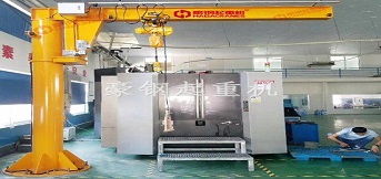 信越科技訂購豪鋼立柱懸臂式起重機