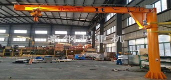 奧伯尼（蘇州）公司使用豪鋼1t定柱式懸臂吊