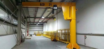 豪鋼為科大智能科技提供bzd型旋臂起重機(jī)
